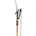Fiskars 3939511001 Pole Saw and Pruner, 1 in Dia Cutting Capacity, Steel Blade, 7 to 12 ft L Extension 393951-1005/1